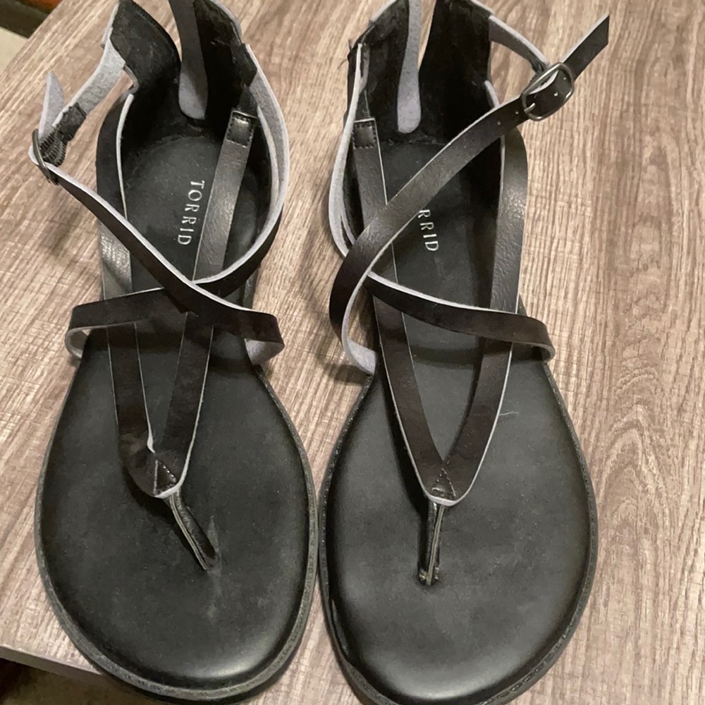 Torrid black sandals